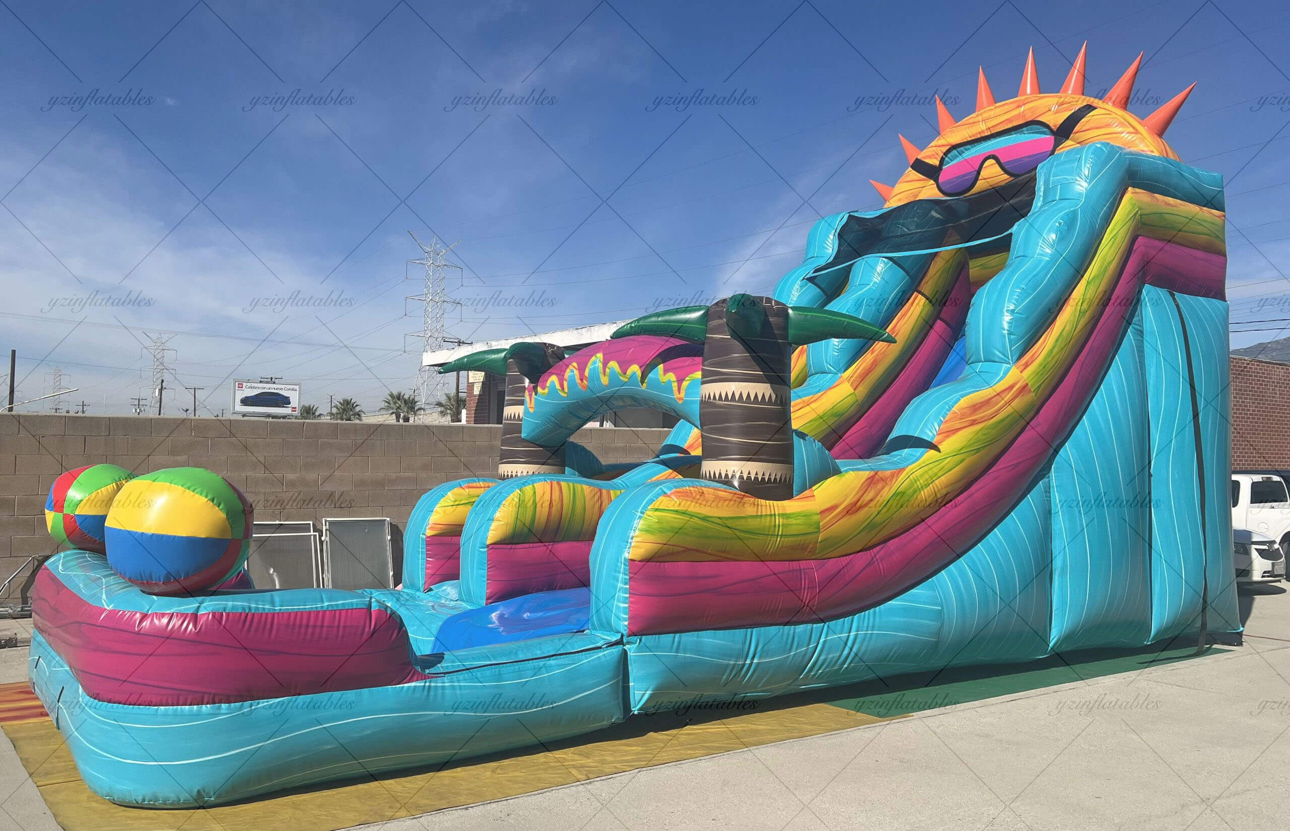 Inflatable amusement equipment factory showcase